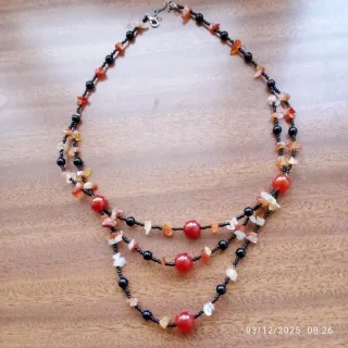 Lotto 5 collane perline