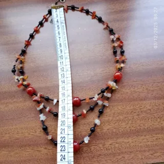 Lotto 5 collane perline