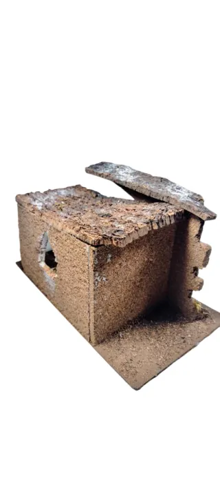 Belén 4 ovejas y cobertizo