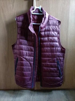 Chaleco acolchado Zara morado