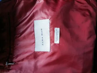 Chaleco acolchado Zara morado