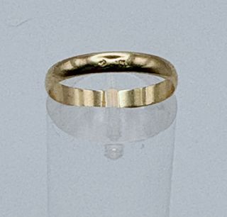 Alianza Media Caña Oro 18K