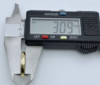 Alianza Media Caña Oro 18K