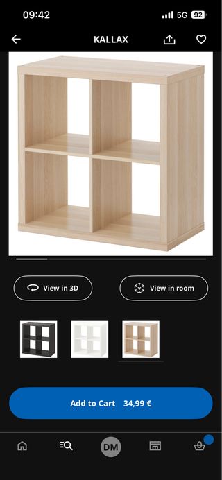 Estantería Kallax como nueva