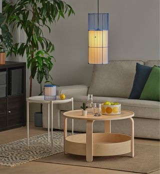 Lámpara de techo/pie Solvinden Ikea