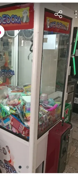 Maquina esprendedora grua