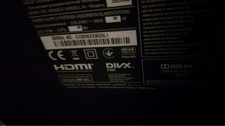 Televisor negro lo vendo por mudanza.