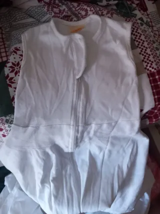 Saco de dormir bebé blanco