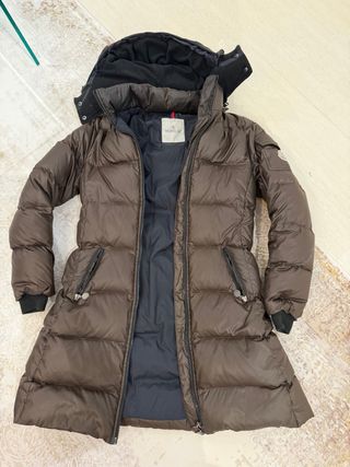 Plumas Moncler Marrón Original