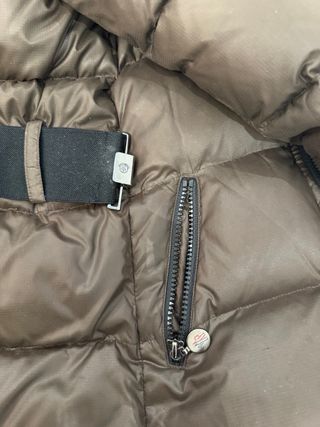 Plumas Moncler Marrón Original