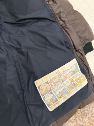 Plumas Moncler Marrón Original