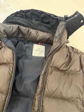 Plumas Moncler Marrón Original