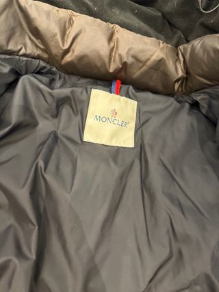 Plumas Moncler Marrón Original