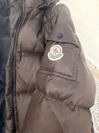 Plumas Moncler Marrón Original