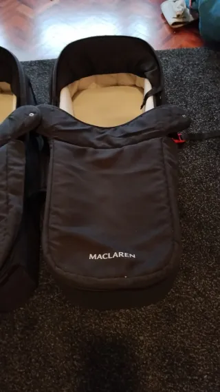 Capazos Maclaren gemelares