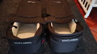Capazos Maclaren gemelares