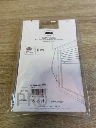 Nastro per Raccoglitore di Tende a Rullo