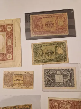 Lotto Banconote Italiane Rare