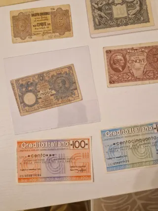 Lotto Banconote Italiane Rare