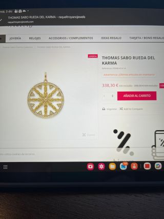 Thomas Sabo Rueda del Karma Colgante