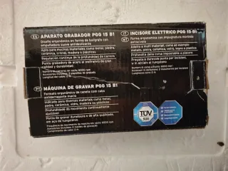 Parkside PGG 15 B1 Grabador Eléctrico vidrio