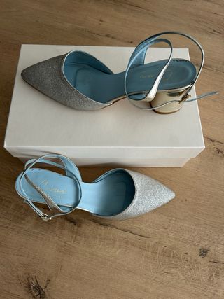 Zapatos de novia Claudia Civirelli Talla 38