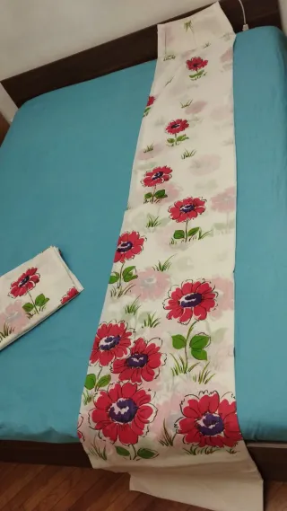 Tendoni con fiori rossi