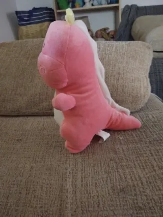 Peluche rosa con estrella amarilla