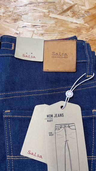 Pantalón vaquero Salsa Mom Jeans azul