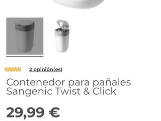 Contenedor Pañales Sangenic Twist & Click