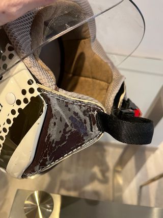 Casco Vintage Helix con Visera