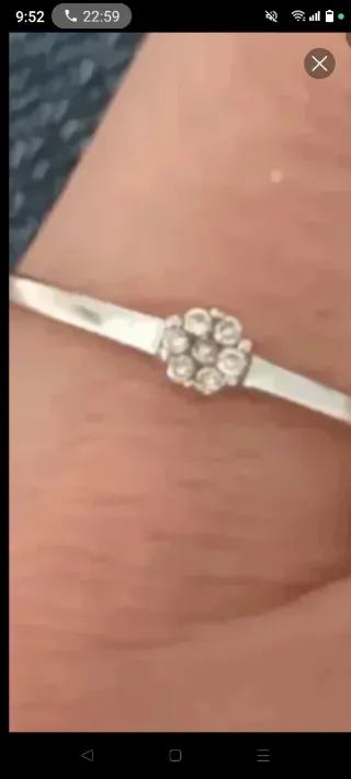 Anillo Tous Oro Blanco 18k