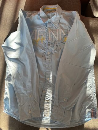 Camisa La Martina Azul Talla L