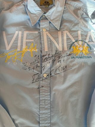 Camisa La Martina Azul Talla L