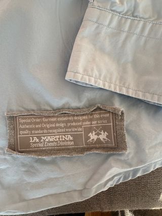 Camisa La Martina Azul Talla L