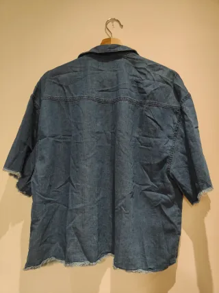 Camisa vaquera Pull&Bear manga corta