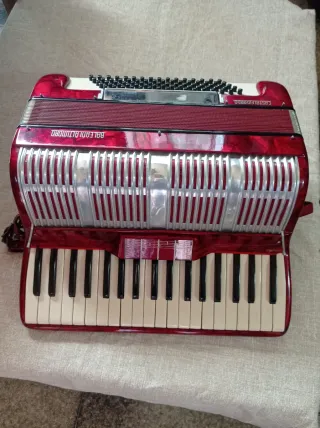 Acordeón Castelfidardo Baleani Altimoro Rojo