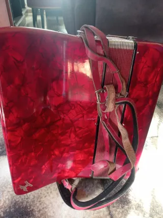 Acordeón Castelfidardo Baleani Altimoro Rojo