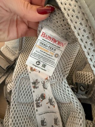 Mochila Porta Bebé BabyBjörn One Air Gris