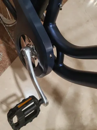 Bicicleta Eléctrica Urbana Azul