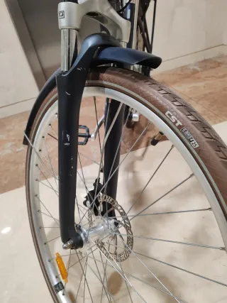 Bicicleta Eléctrica Urbana Azul