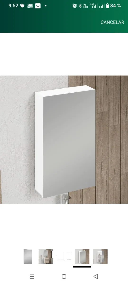 Armario Baño Suspendido con Espejo