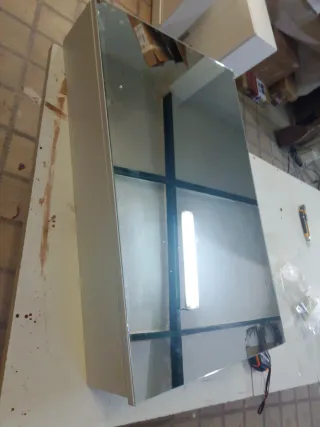 Armario Baño Suspendido con Espejo