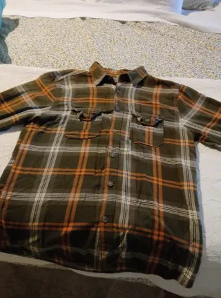 Camisa de cuadros chica talla grande