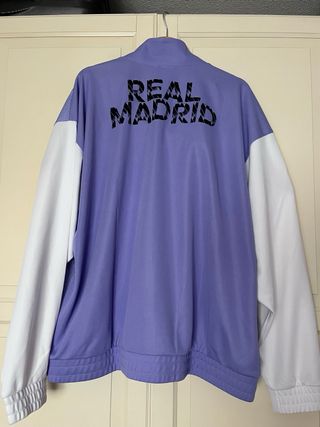 Chaqueta Real Madrid Adidas Morado/Blanco