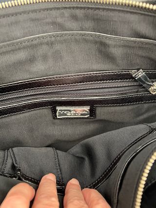 Borsa vera pelle Tosca Blu nera