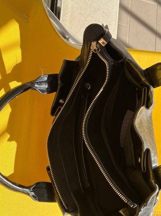 Borsa vera pelle Tosca Blu nera