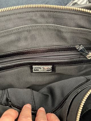 Borsa vera pelle Tosca Blu nera