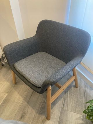 Sillón Ikea Vedbo Gris Madera