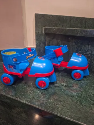 Patines Spiderman Ajustables Edad 3+